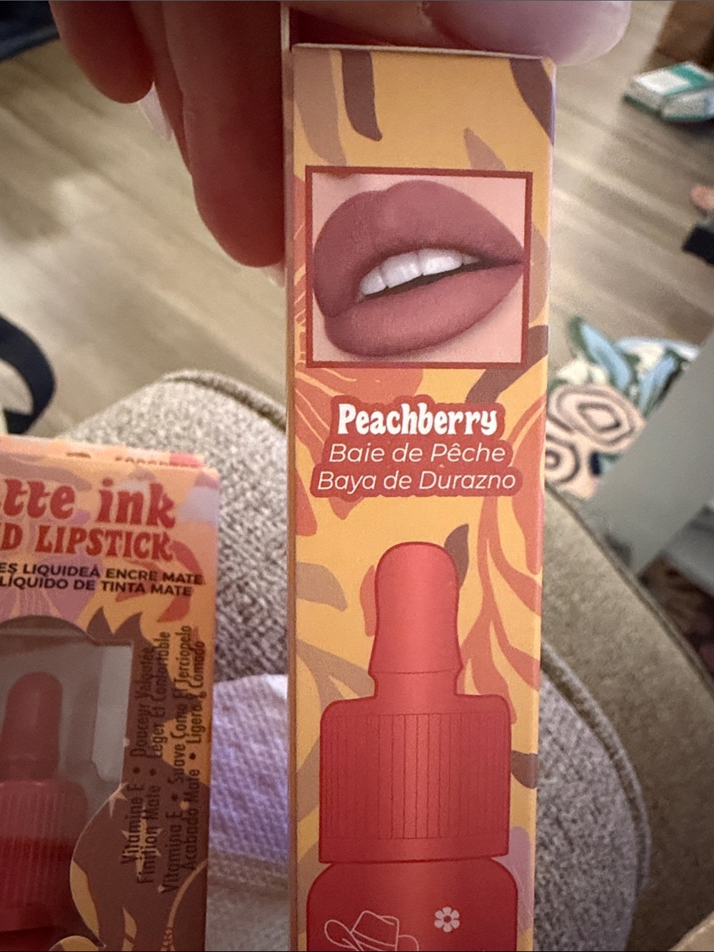 Ioni Matte Ink Liquid Lipstick Duo in Peachberry (Peachy Red) - Picture 2 of 2
